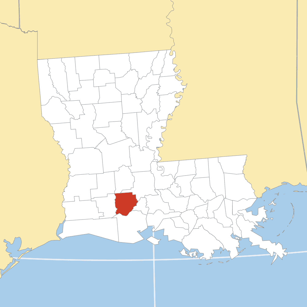 acadia county map