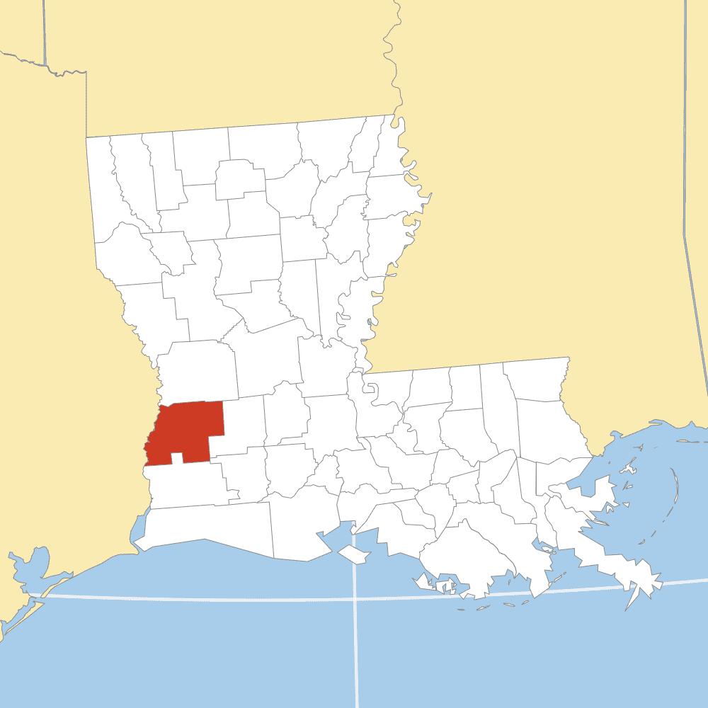 beauregard county map
