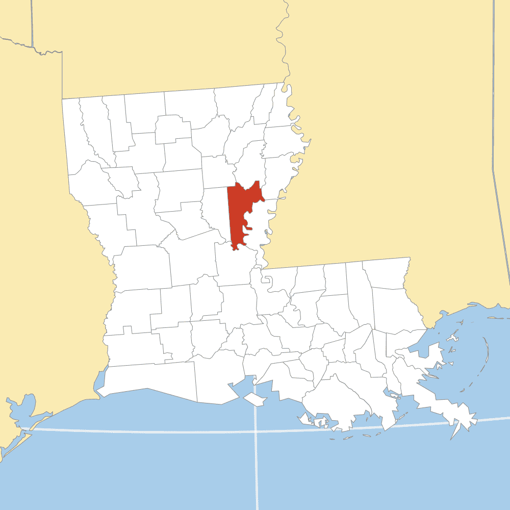 catahoula county map