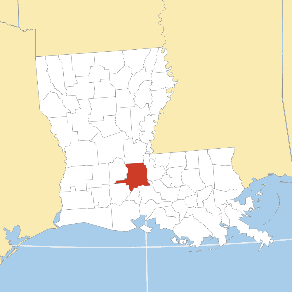 evangeline county map