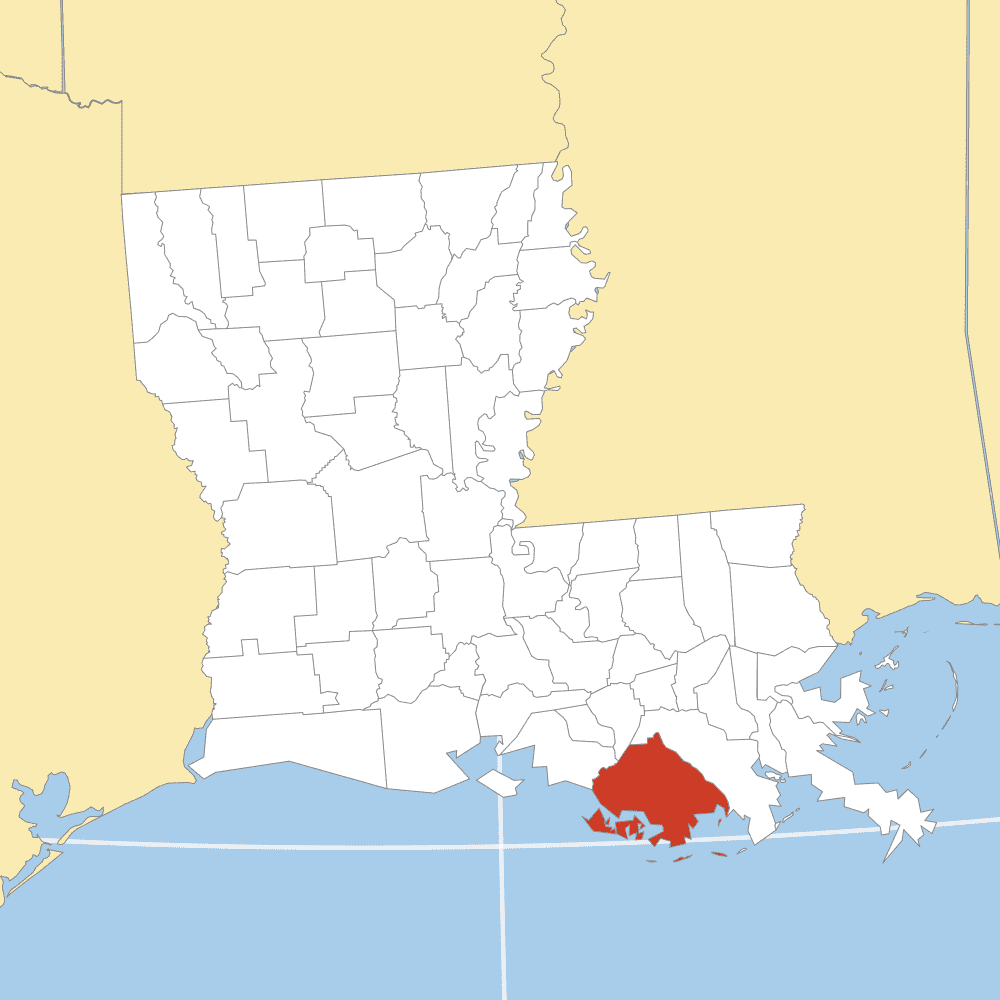 terrebonne county map