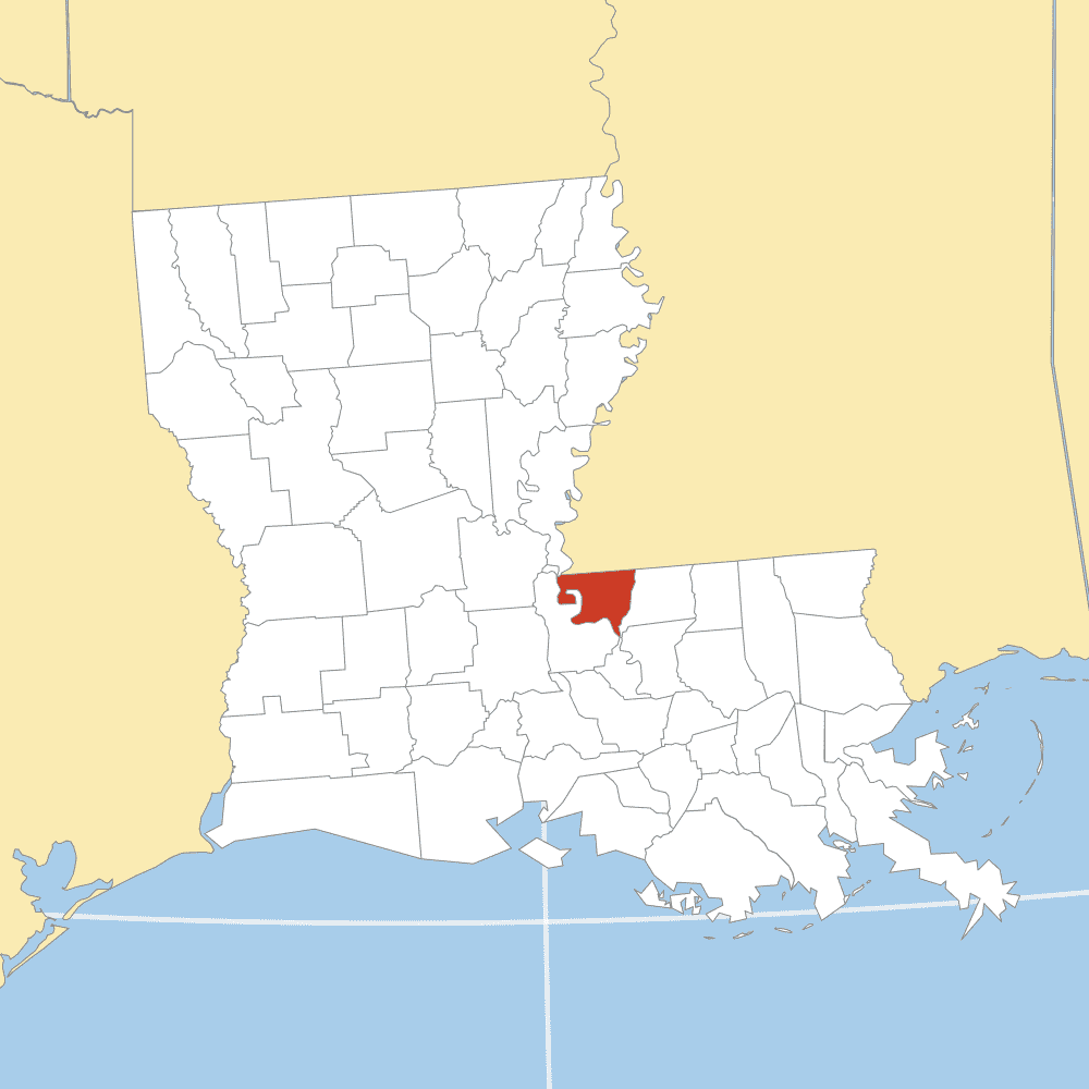 west feliciana county map